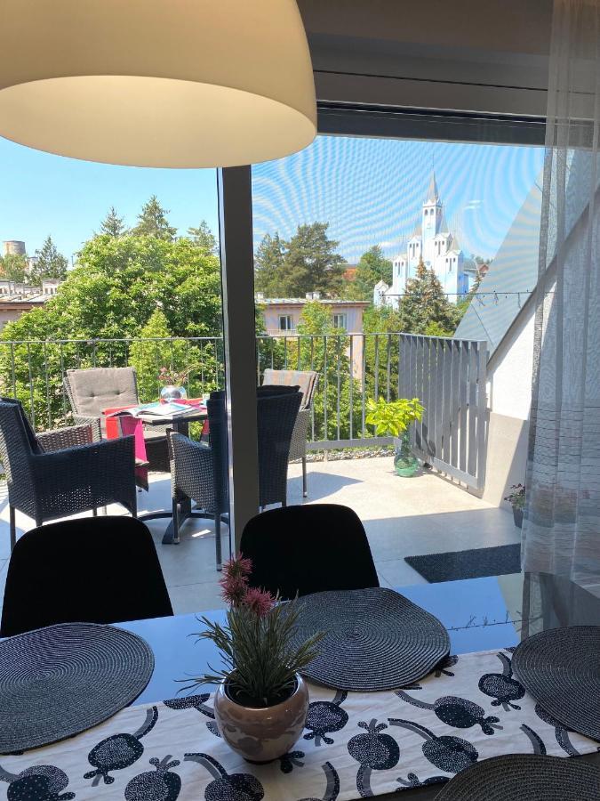 Atrium Apartman Heviz Mit Panoramaterrasse Und Tiefgarage Екстер'єр фото